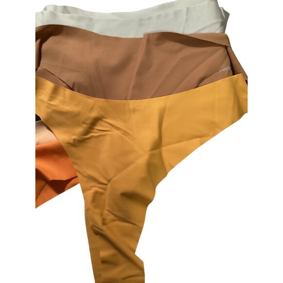 9-Pack Womens Seamless Thongs*Panties*XL* Mixed Colors*Elastane Blend*Sissy*New - Picture 2 of 7